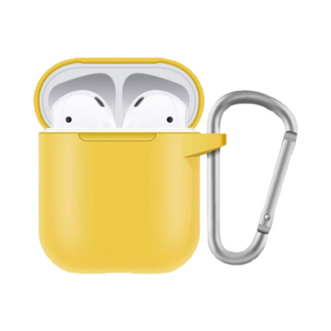 Чехол на AirPods 1/2 Blueo with carbine Yellow Чехол на AirPods 1/2 Blueo with carbine Yellow
